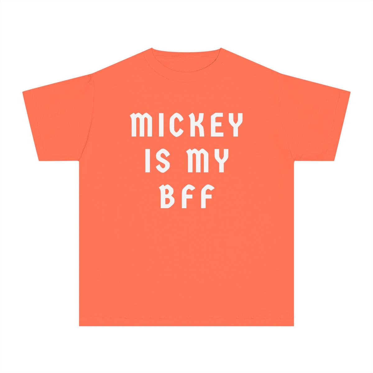 Mickey Is My BFF Comfort Colors Youth Midweight Tee