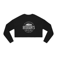 Hudson's Mechanic Shop Women's Bella Canvas Cropped Sweatshirt