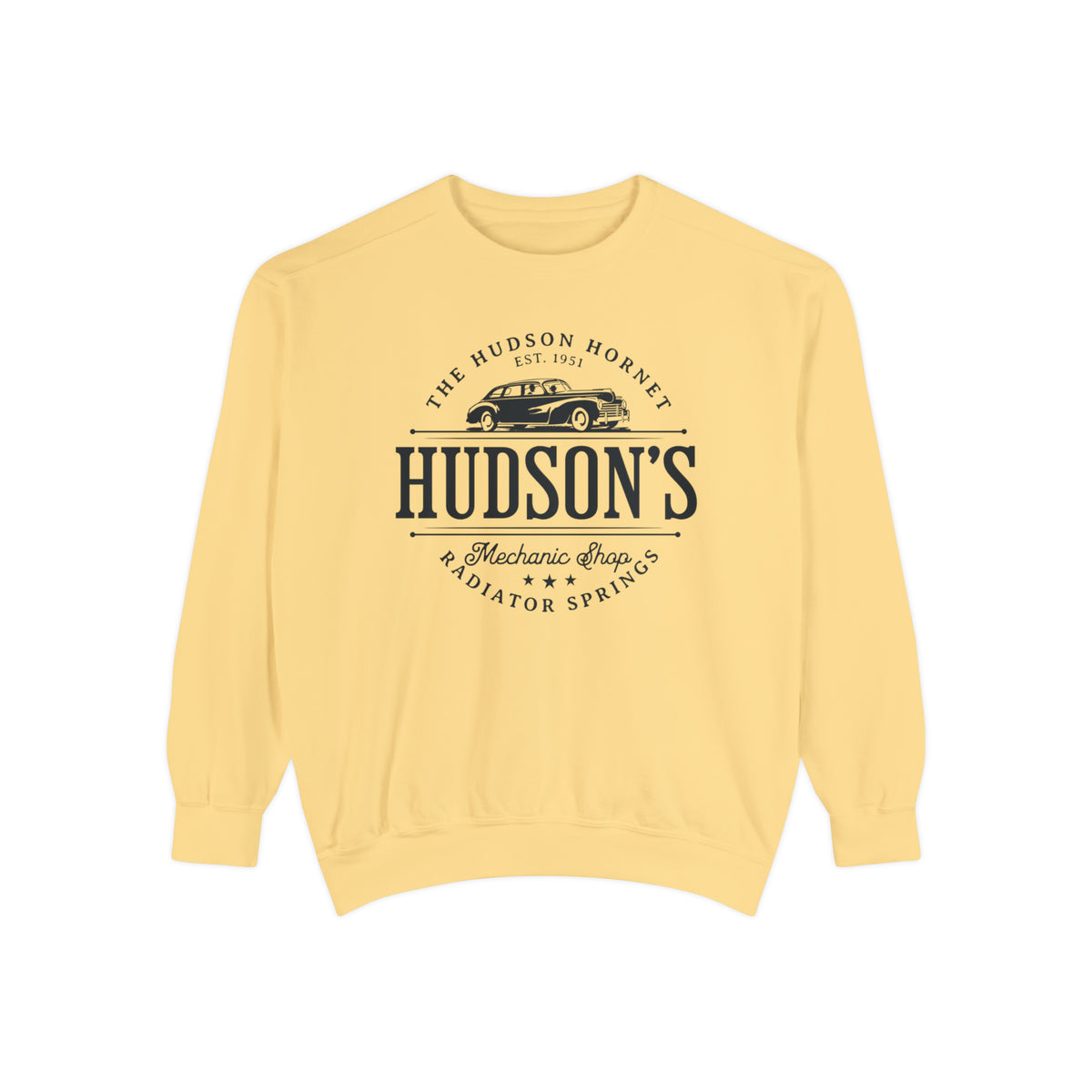 Hudson's Mechanic Shop Comfort Colors Unisex Garment-Dyed Sweatshirt