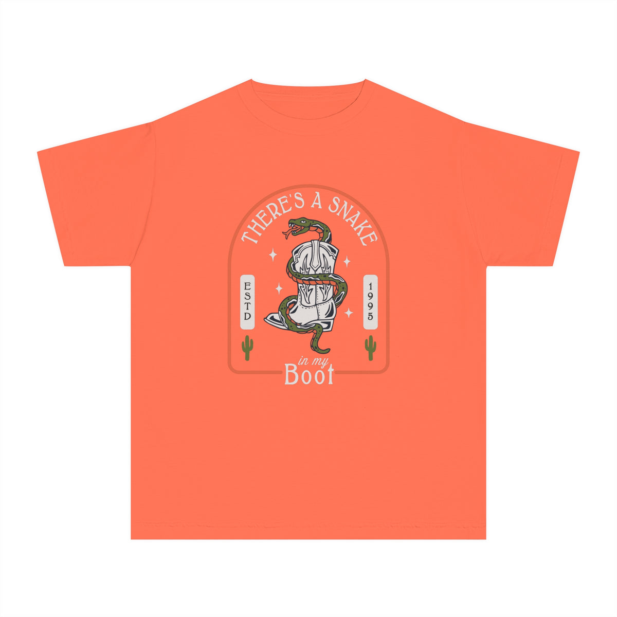There's A Snake In My Boot Comfort Colors Youth Midweight Tee