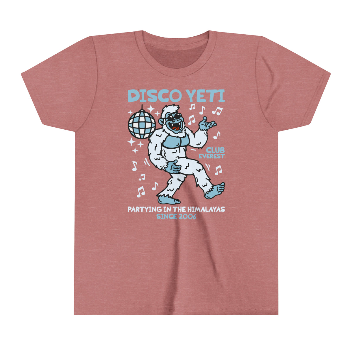 Disco Yeti Bella Canvas Youth Short Sleeve Tee