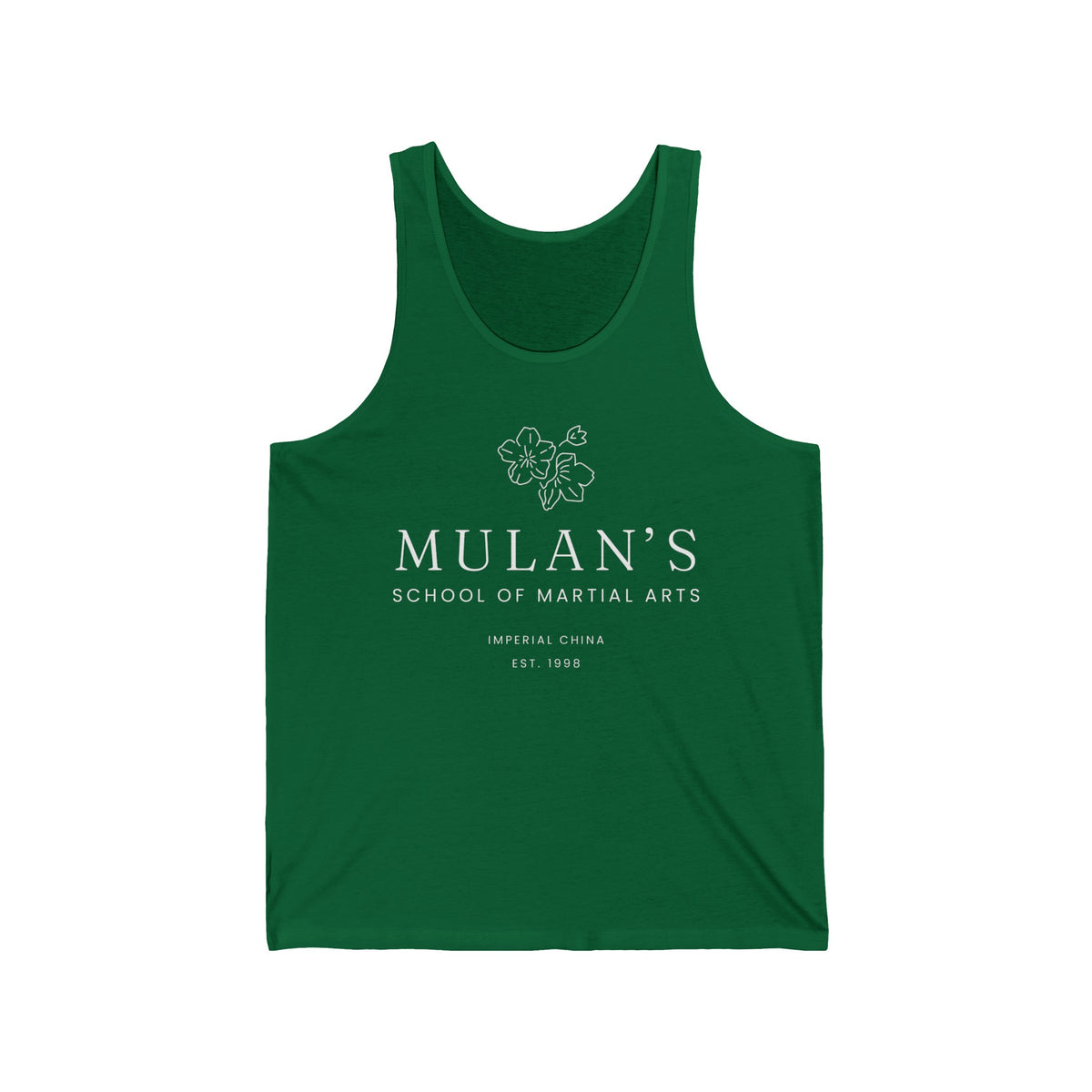 Mulan's School of Martial Arts Bella Canvas Unisex Jersey Tank