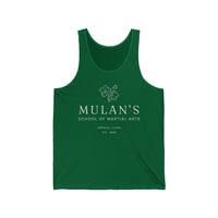 Mulan's School of Martial Arts Bella Canvas Unisex Jersey Tank