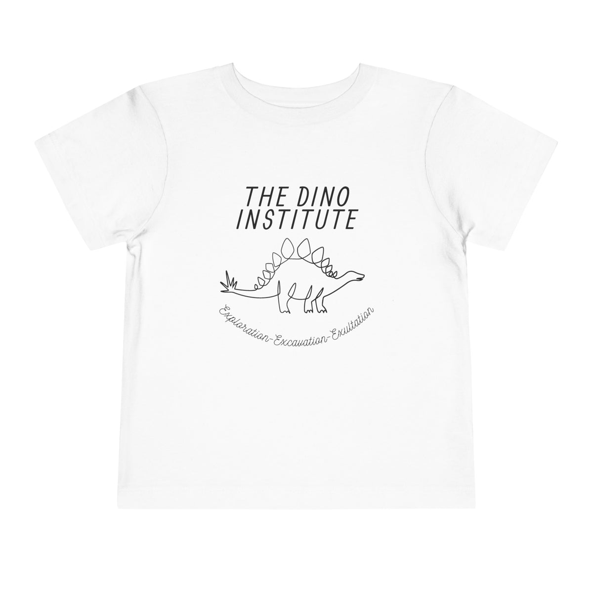The Dino Institute Bella Canvas Toddler Short Sleeve Tee