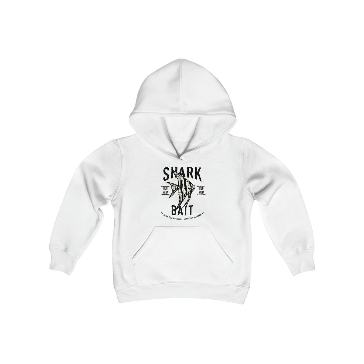 Shark Bait Hoo Haha Gildan Youth Heavy Blend Hooded Sweatshirt