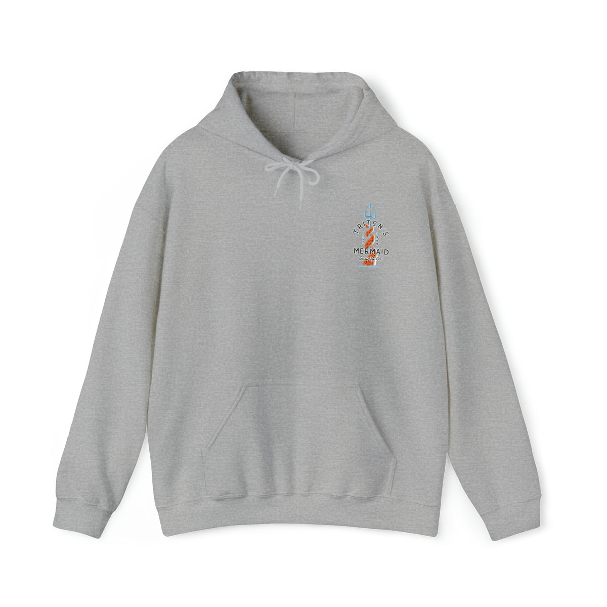 Triton's Mermaid Security Gildan Unisex Heavy Blend™ Hooded Sweatshirt