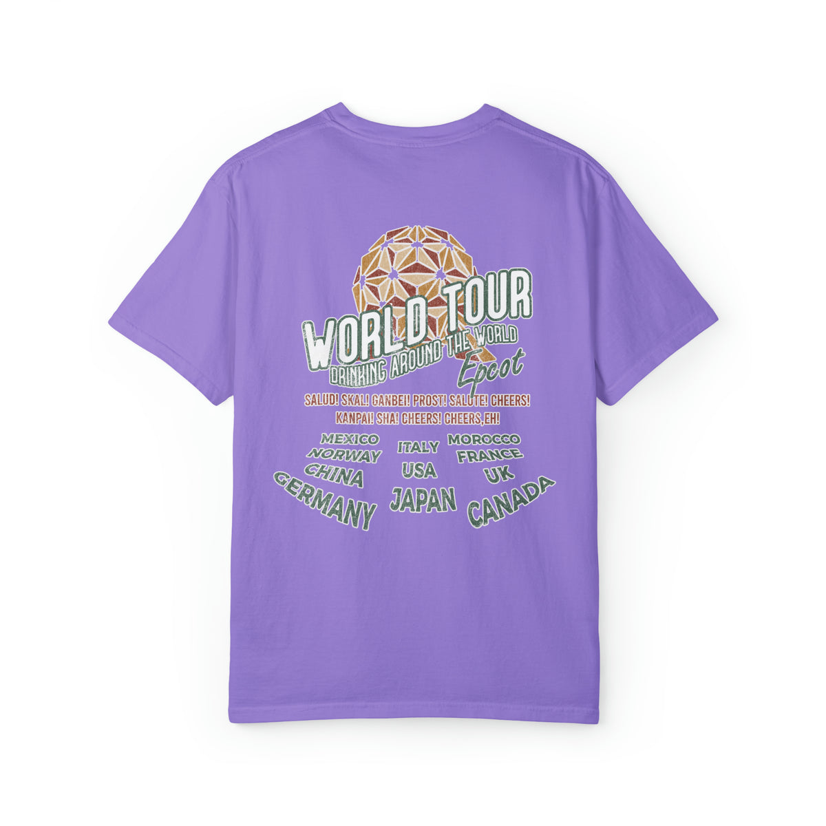 World Tour Comfort Colors Unisex Garment-Dyed T-shirt