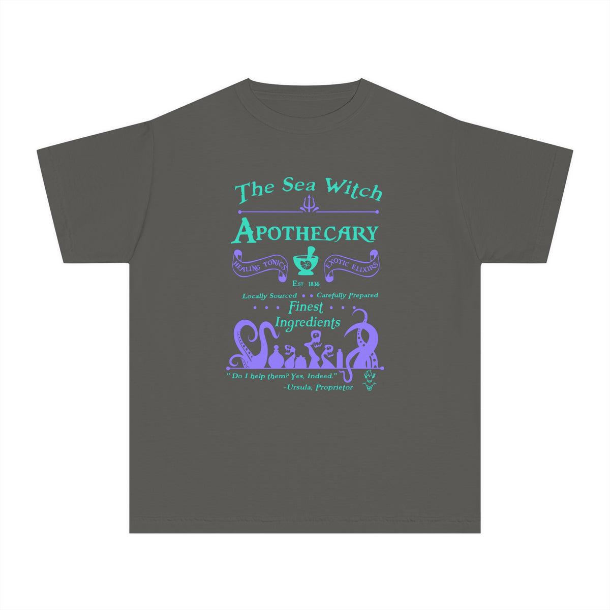 Sea Witch Apothecary Comfort Colors Youth Midweight Tee