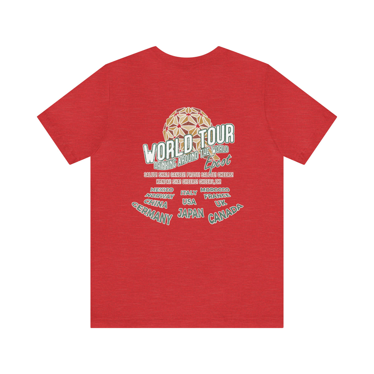 World Tour Bella Canvas Unisex Jersey Short Sleeve Tee
