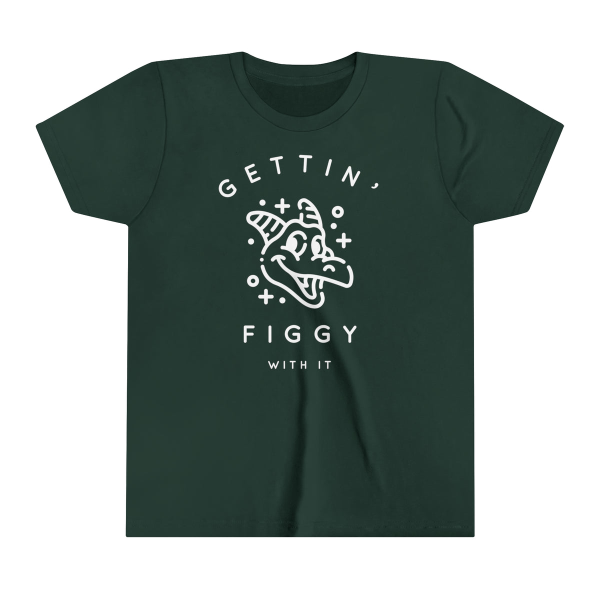 Gettin' Figgy With It Bella Canvas Youth Short Sleeve Tee