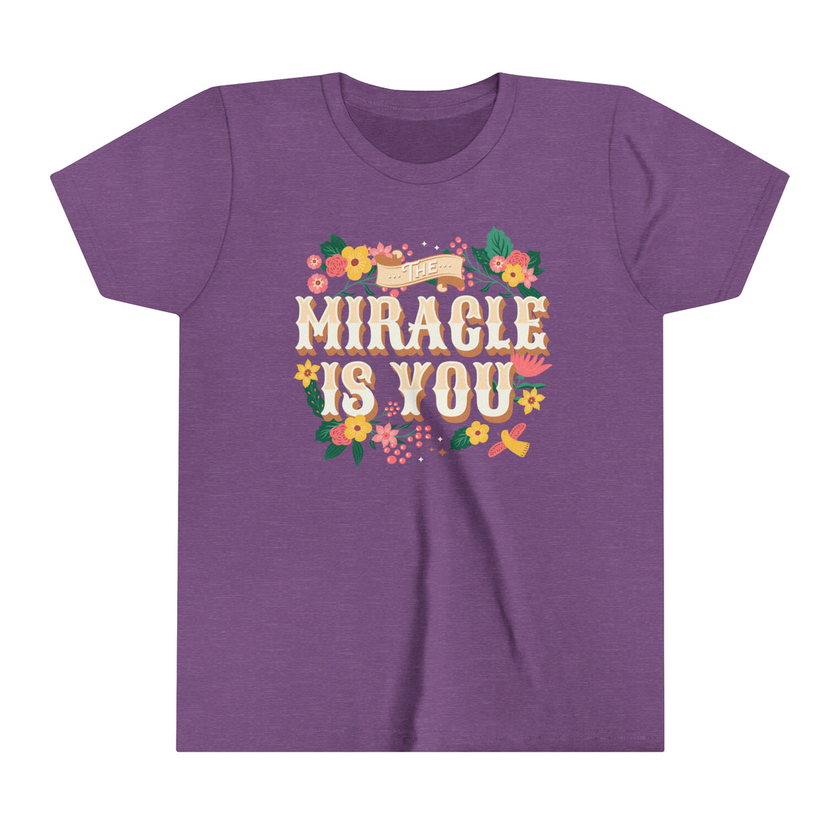 The Miracle Is You Bella Canvas Youth Short Sleeve Tee