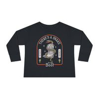 There's A Snake In My Boot Rabbit Skins Toddler Long Sleeve Tee