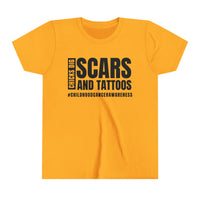 Chicks Dig Scars and Tattoos Bella Canvas Youth Short Sleeve Tee