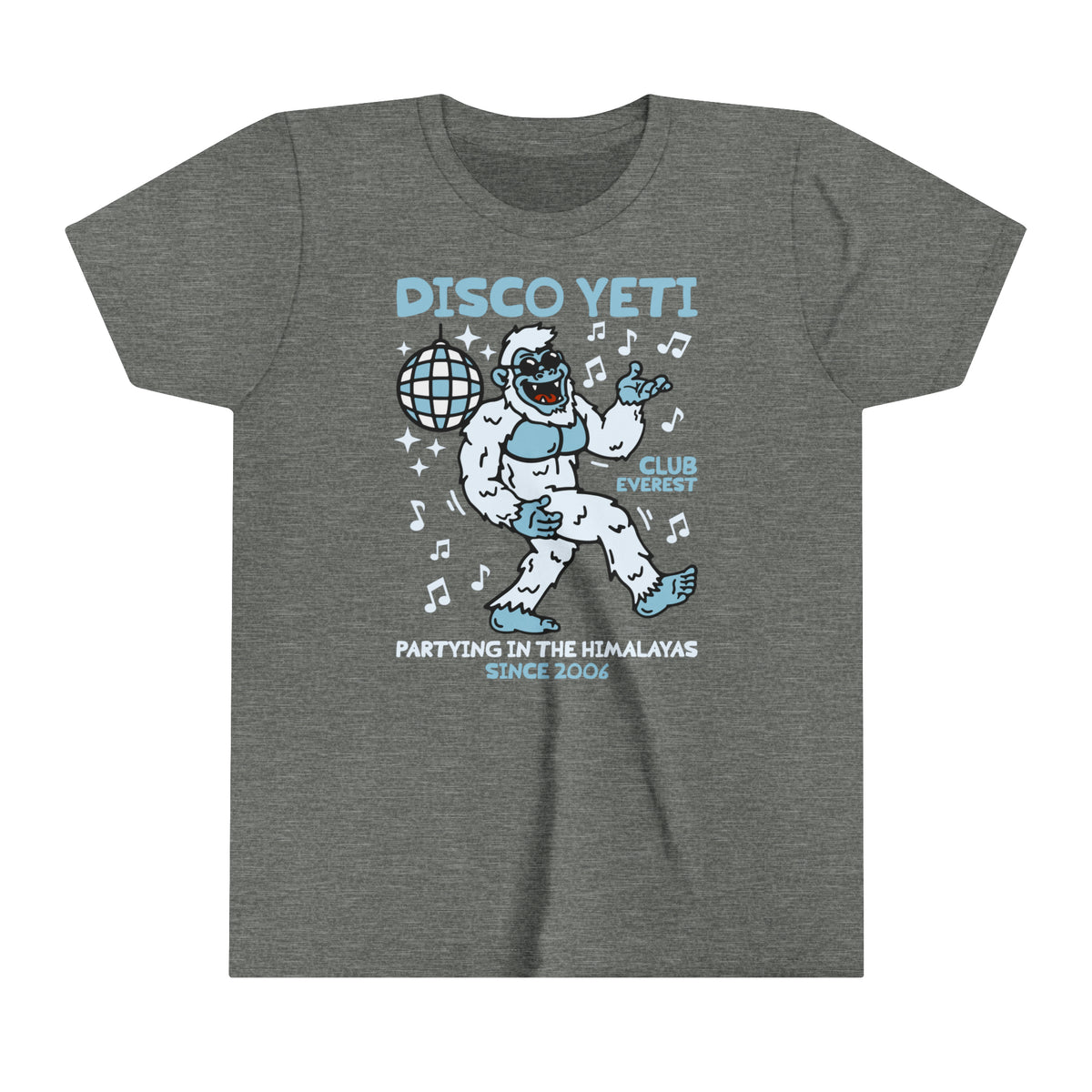 Disco Yeti Bella Canvas Youth Short Sleeve Tee