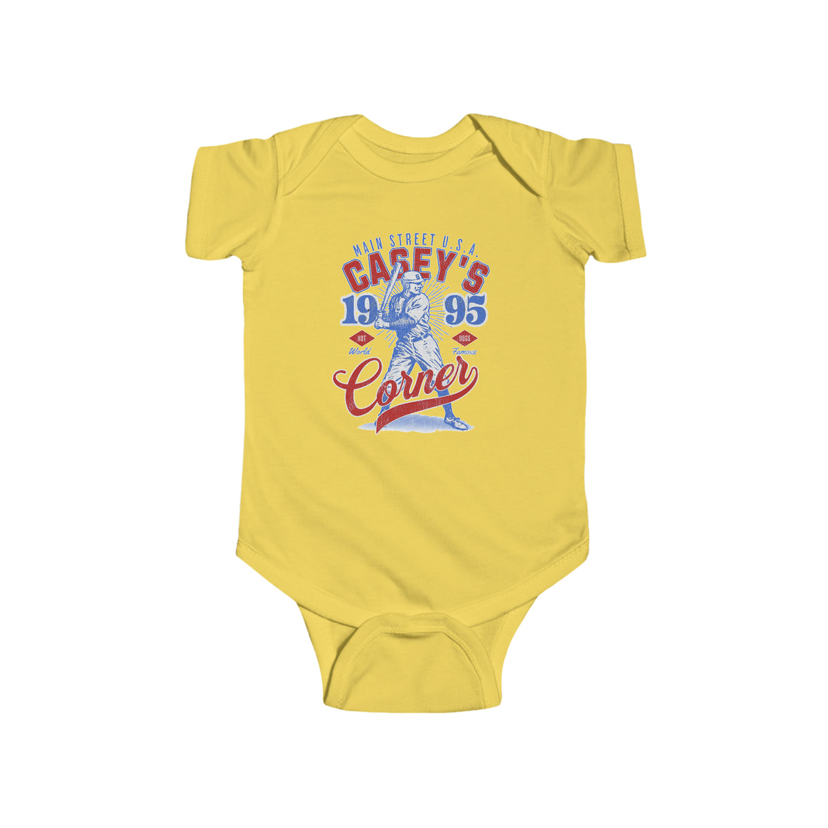 Casey’s Corner Distressed Rabbit Skins Infant Fine Jersey Bodysuit