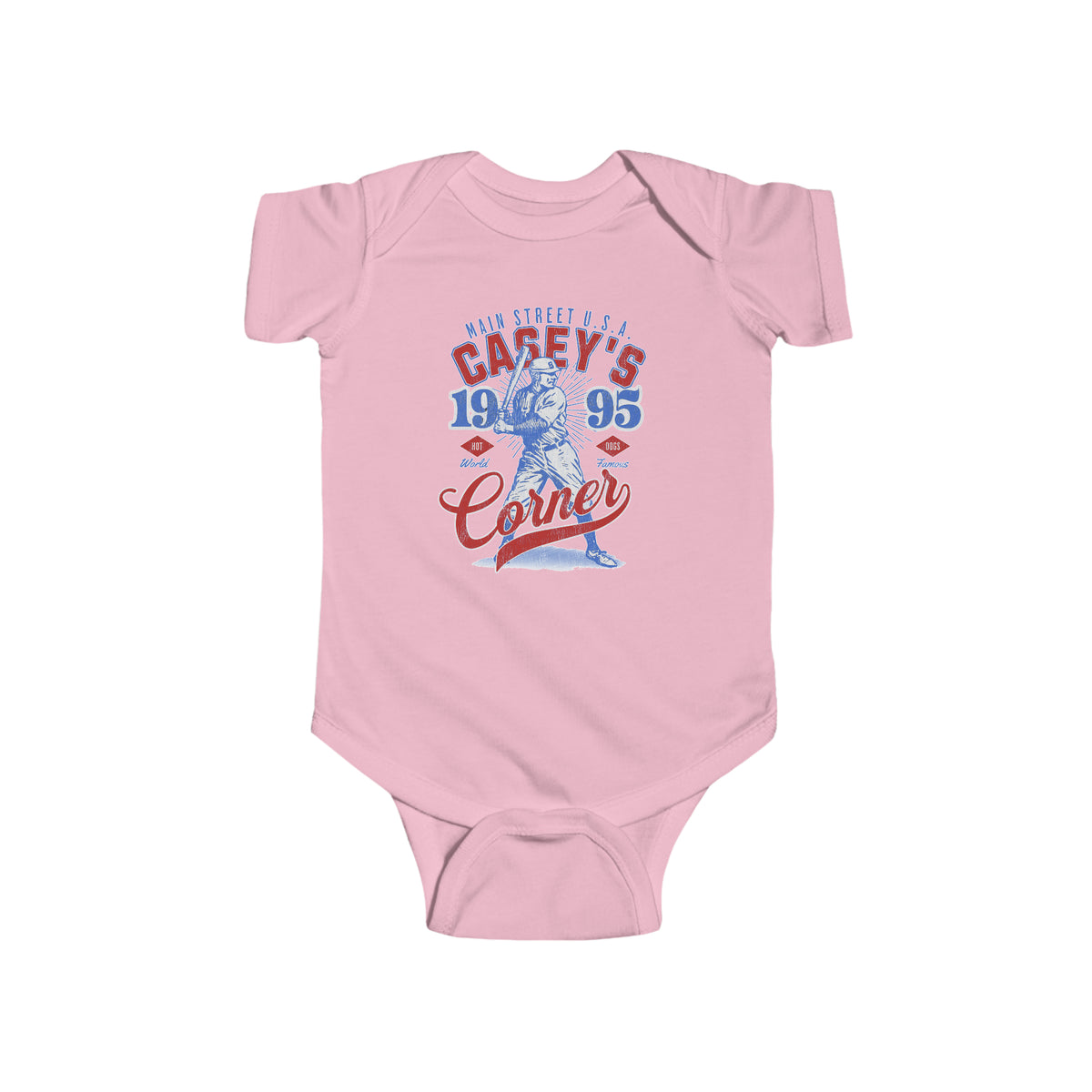 Casey’s Corner Distressed Rabbit Skins Infant Fine Jersey Bodysuit