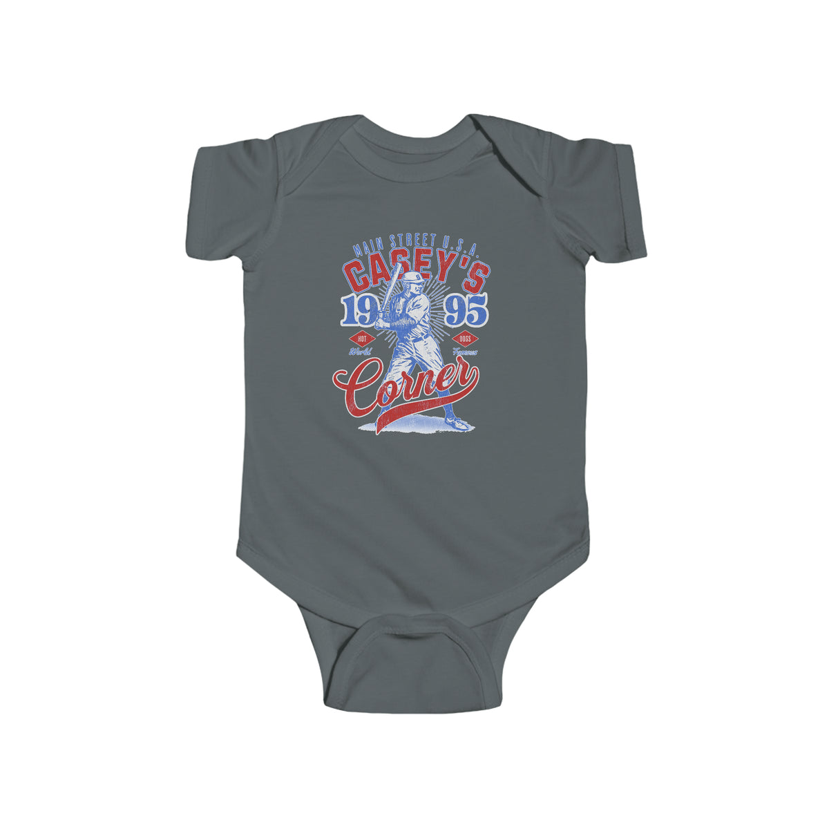 Casey’s Corner Distressed Rabbit Skins Infant Fine Jersey Bodysuit