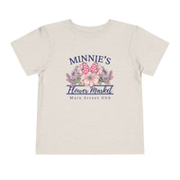 Minnie's Flower Market Bella Canvas Toddler Short Sleeve Tee
