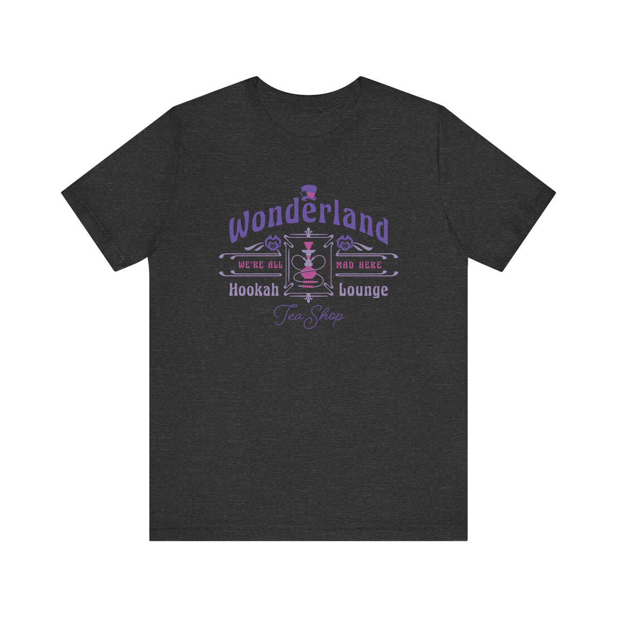 Wonderland Hookah Lounge Bella Canvas Unisex Jersey Short Sleeve Tee