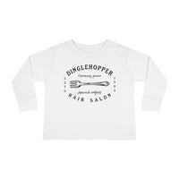 Dinglehopper Hair Salon Rabbit Skins Toddler Long Sleeve Tee