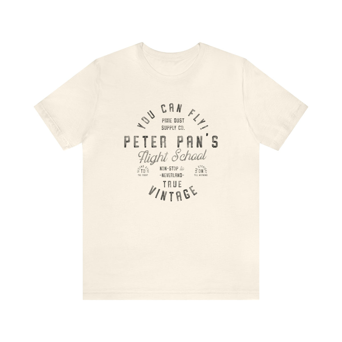 Pan's Flight School Bella Canvas Unisex Jersey Short Sleeve Tee
