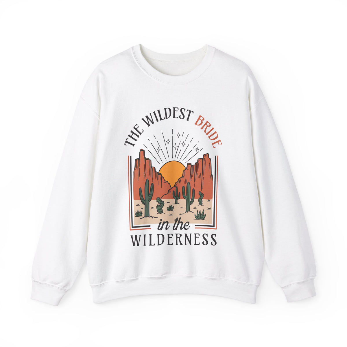 Wildest Bride In The Wilderness Unisex Heavy Blend™ Crewneck Sweatshirt