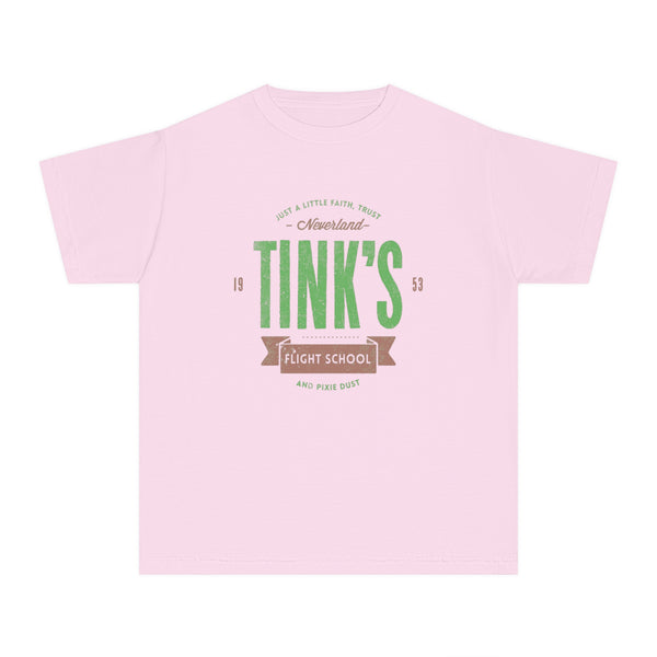 Tink's Flight School Comfort Colors Youth Midweight Tee