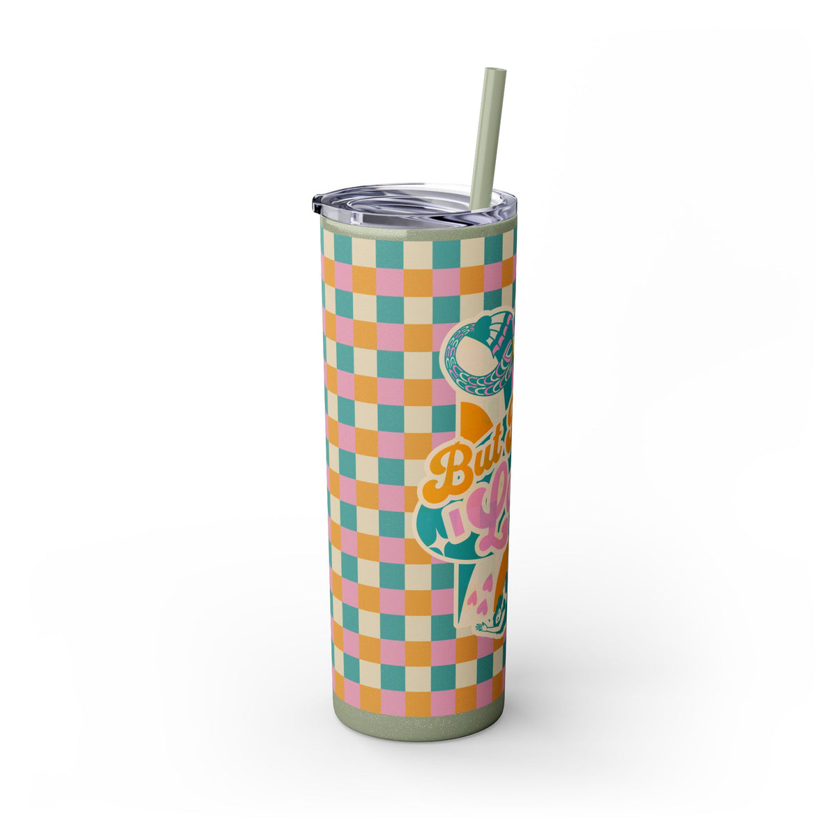 But Daddy I Love Him Maars Maker Skinny Matte Tumbler, 20oz