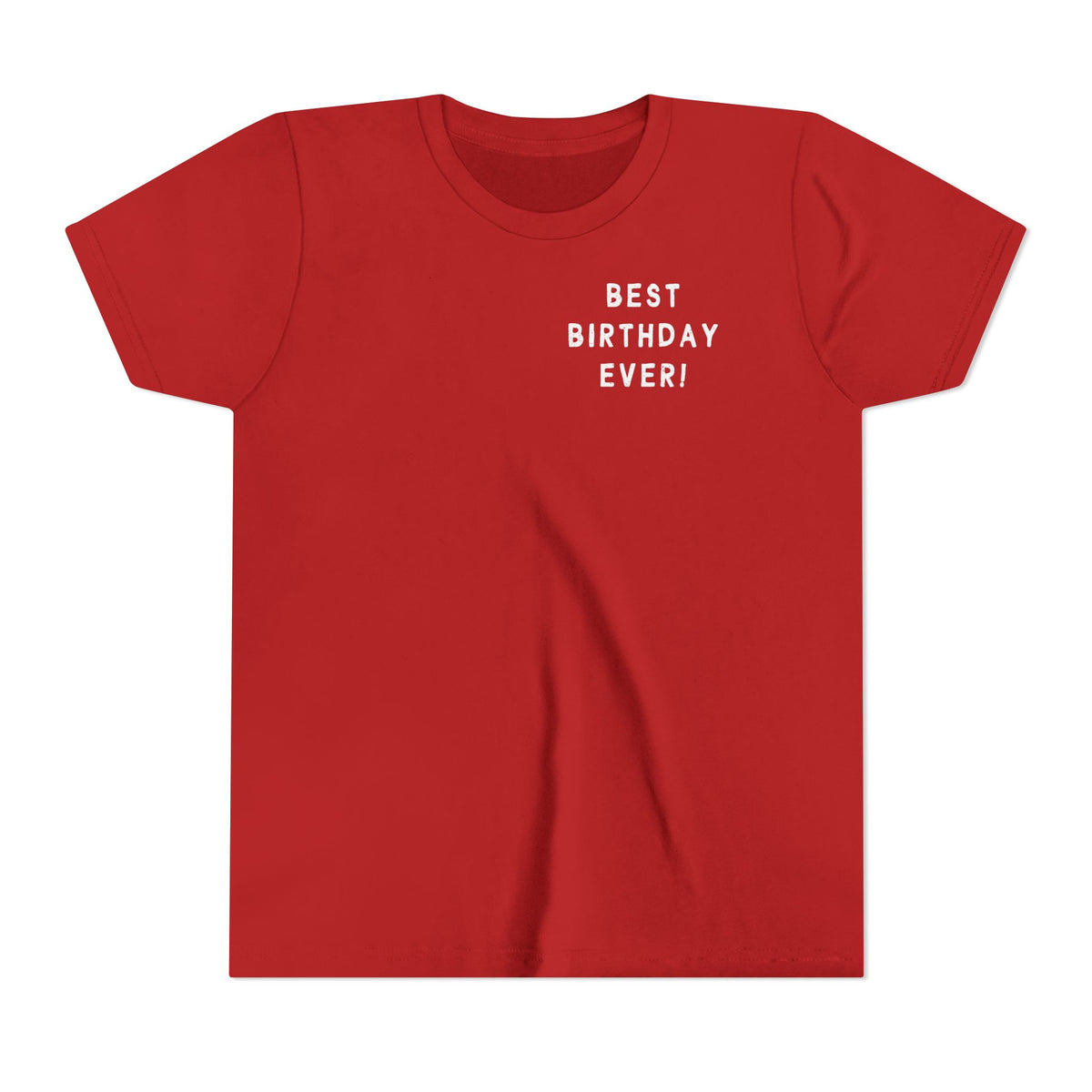Best Birthday Ever Bella Canvas Youth Short Sleeve Tee
