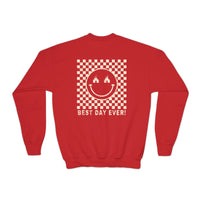 Best Day Ever Gildan Youth Crewneck Sweatshirt