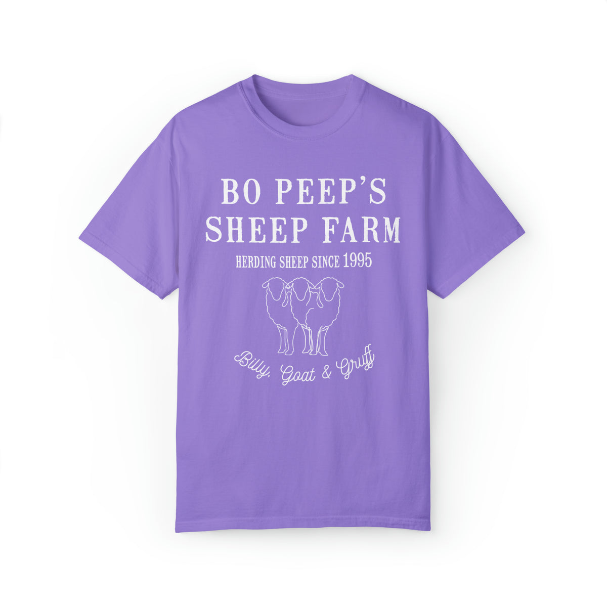 Bo Peep's Sheep Farm Comfort Colors Unisex Garment-Dyed T-shirt