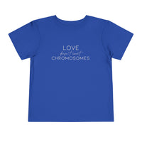 Joey's Journey Chromosome 6q Deletion Awareness Bella Canvas Toddler Short Sleeve Tee