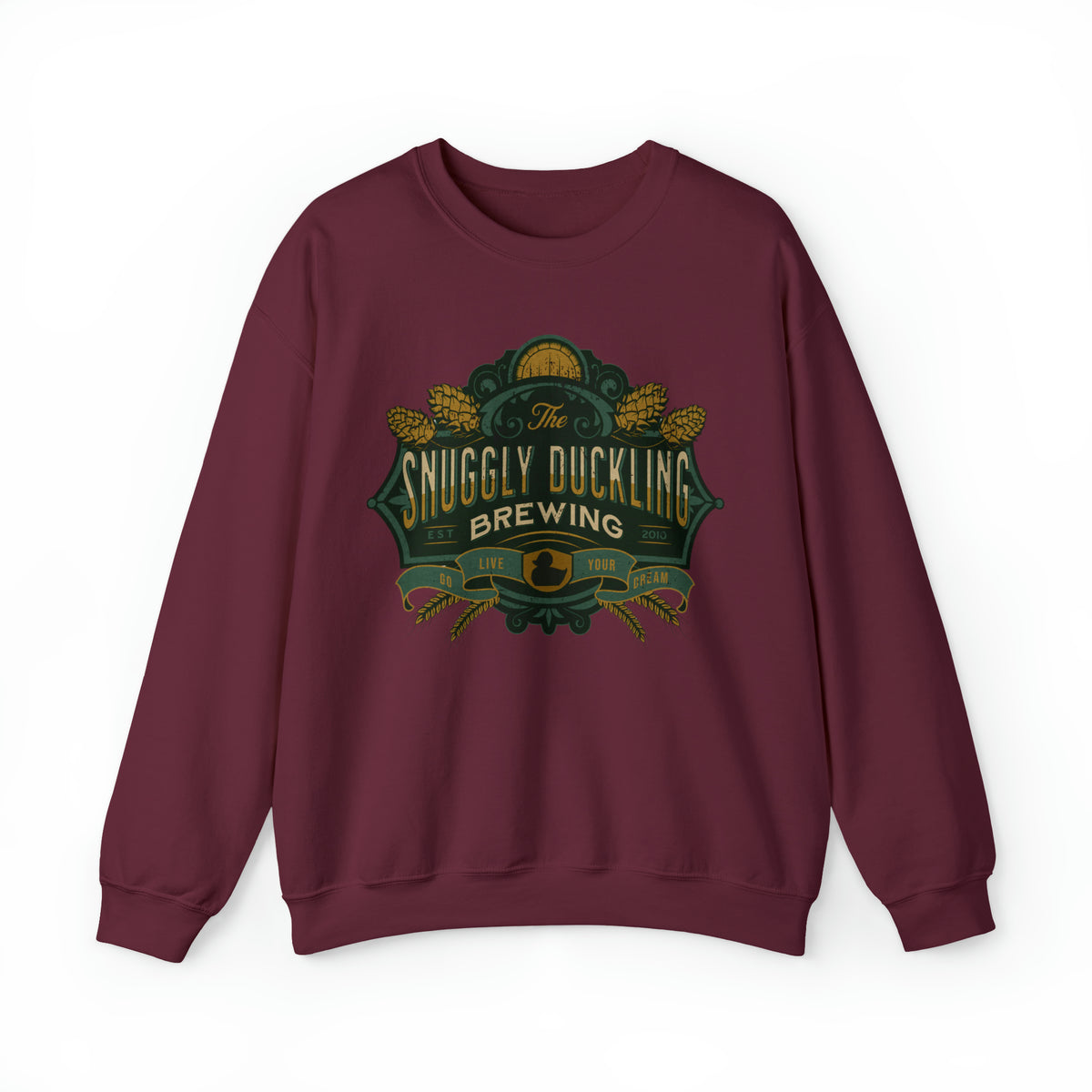 The Snuggly Duckling Brewing Gildan Unisex Heavy Blend™ Crewneck Sweatshirt