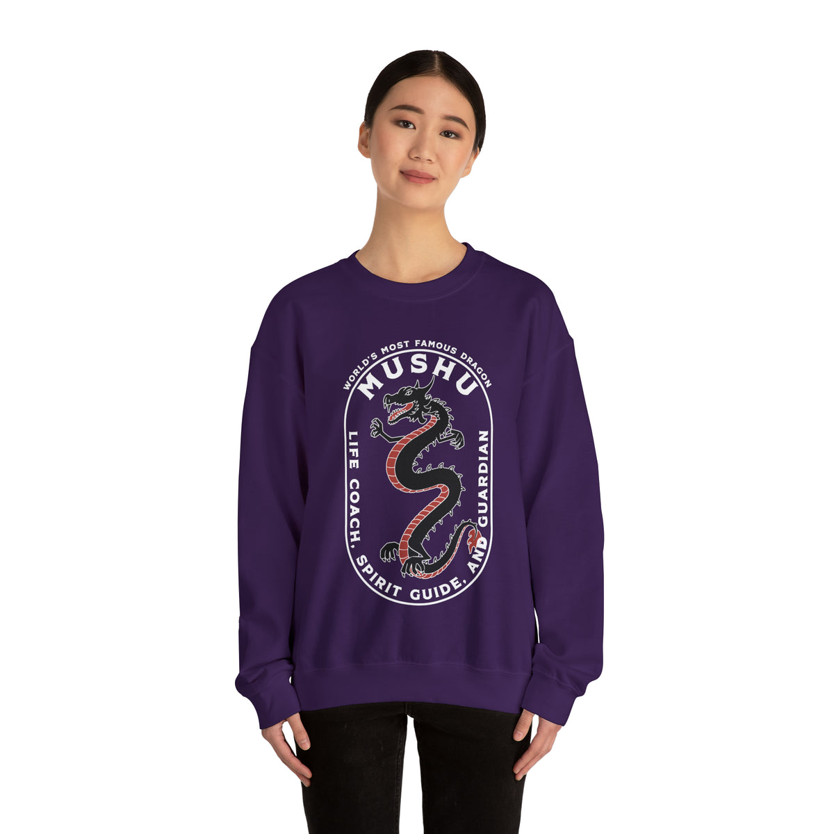 Mushu Gildan Unisex Heavy Blend™ Crewneck Sweatshirt