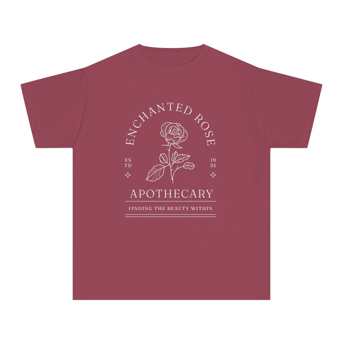 Enchanted Rose Apothecary Comfort Colors Youth Midweight Tee