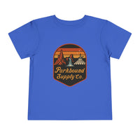 Triple Mountain Badge Bella Canvas Toddler Short Sleeve Tee
