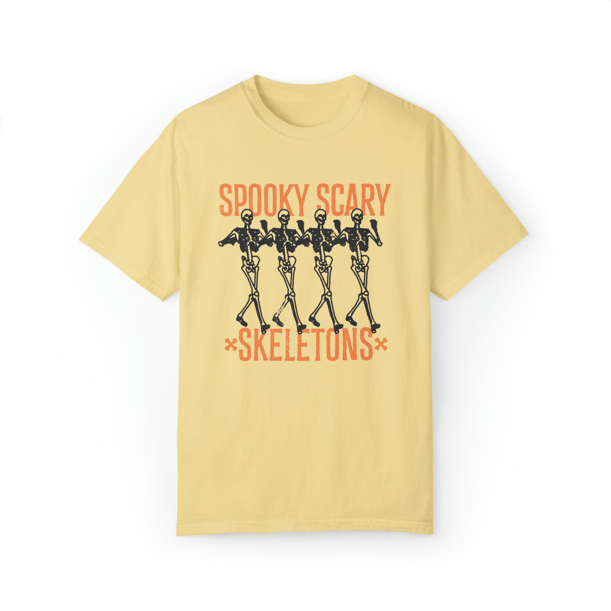 Spooky Scary Skeletons Comfort Colors Unisex Garment-Dyed T-shirt