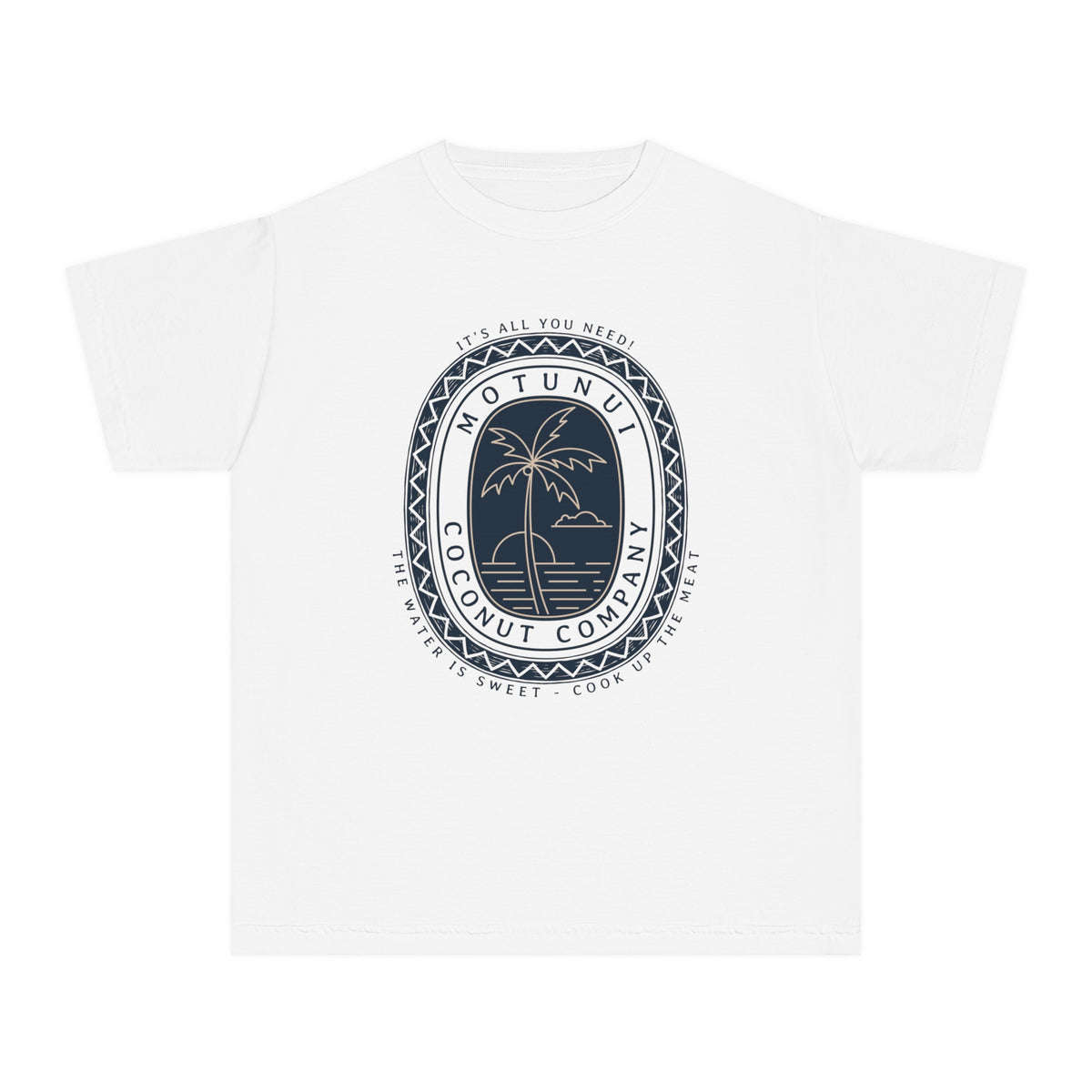 Motunui Coconut Company Comfort Colors Youth Midweight Tee