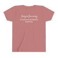 Joey's Journey Chromosome 6q Deletion Awareness Bella Canvas Youth Short Sleeve Tee