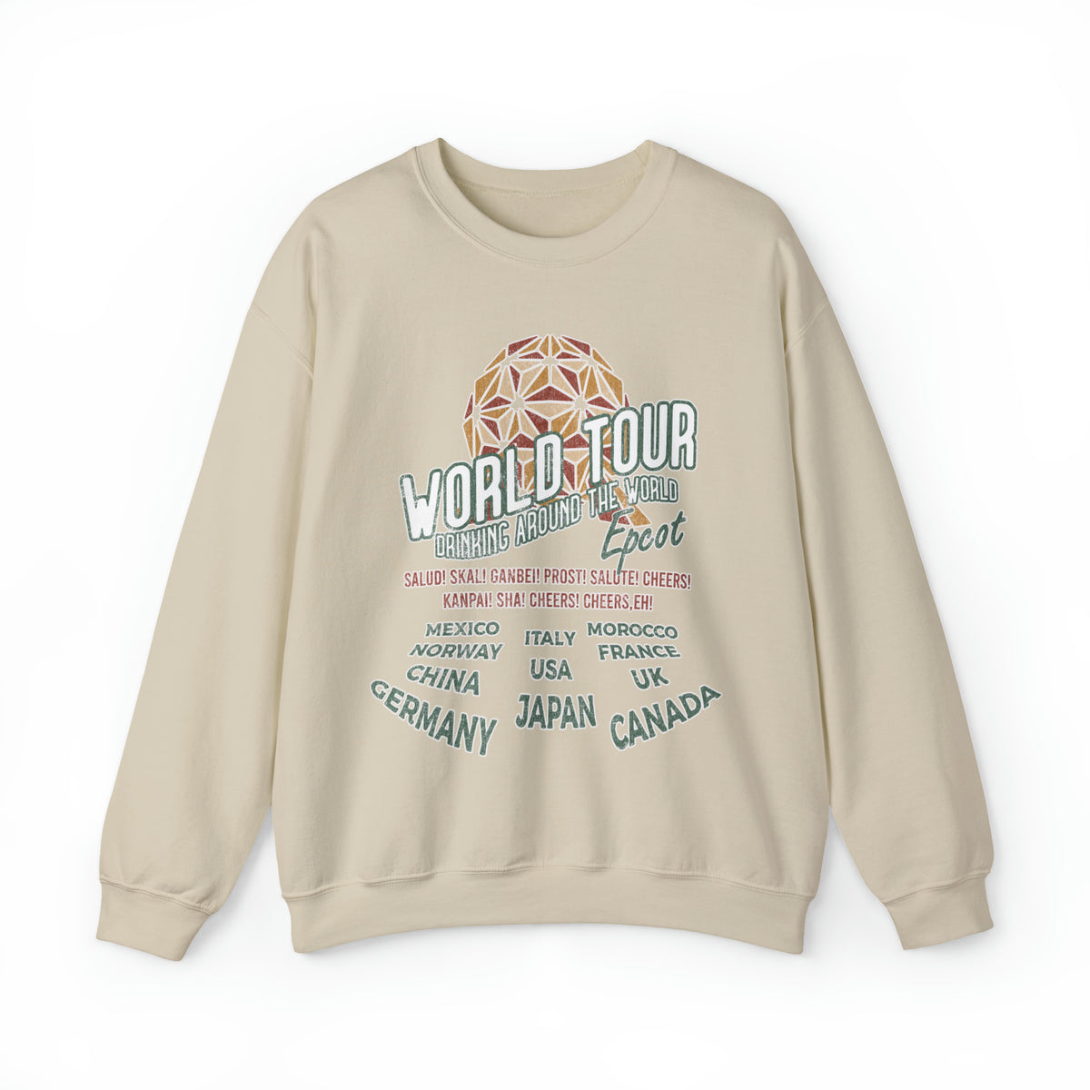 World Tour Gildan Unisex Heavy Blend™ Crewneck Sweatshirt