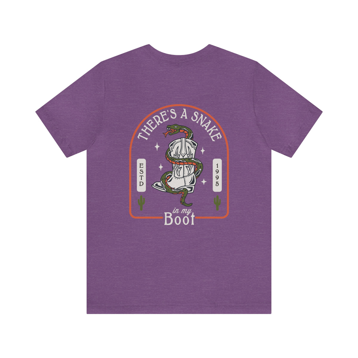 There's A Snake In My Boot Bella Canvas Unisex Jersey Short Sleeve Tee