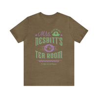 Mrs. Nesbitt’s Tea House Mint & Lavender Bella Canvas Unisex Jersey Short Sleeve Tee