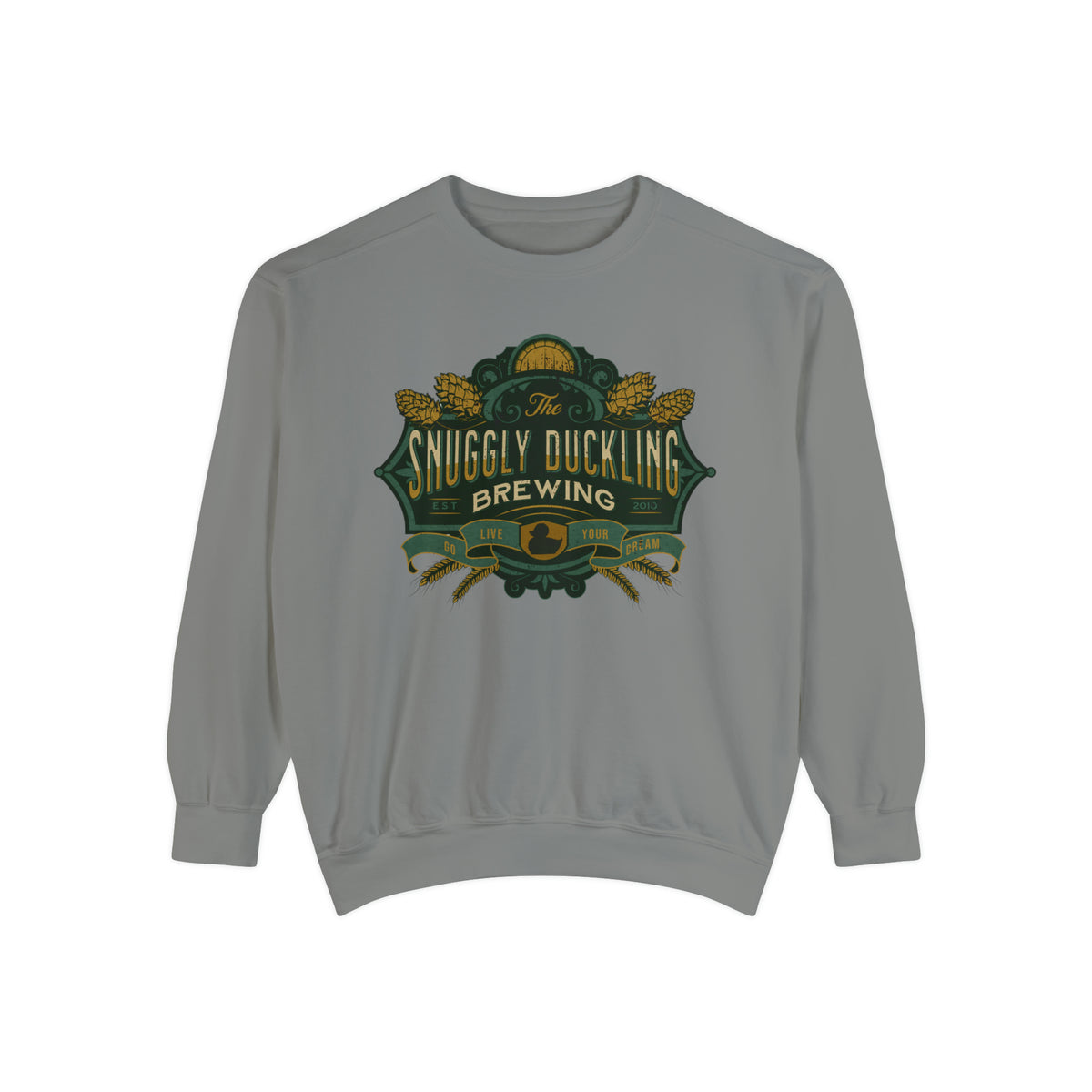 The Snuggly Duckling Brewing Comfort Colors Unisex Garment-Dyed Sweatshirt