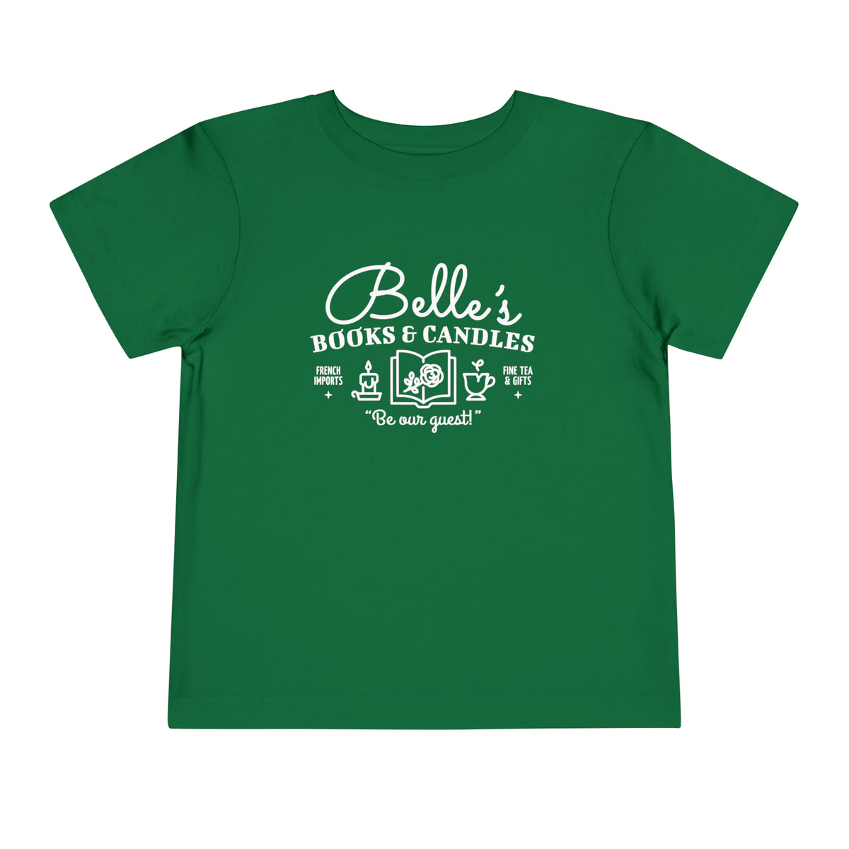 Belle's Books & Candles Bella Canvas Toddler Short Sleeve Tee