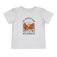 The Wildest Ride In The Wilderness Bella Canvas Toddler Short Sleeve Tee