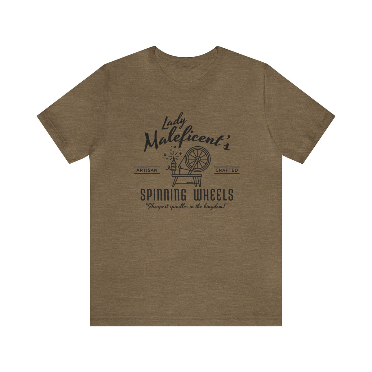 Maleficent’s Spinning Wheels Bella Canvas Unisex Jersey Short Sleeve Tee