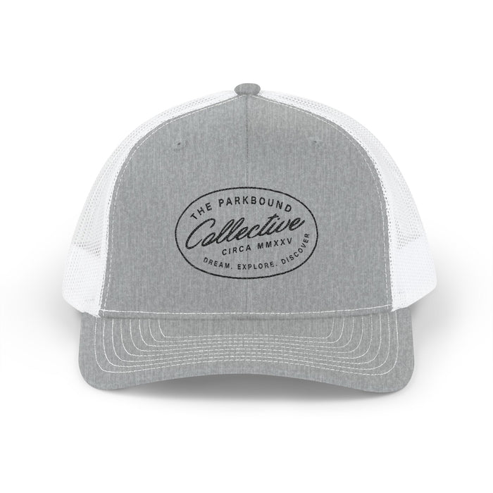 Parkbound Collective Snapback Trucker Cap - Dream, Explore, Discover