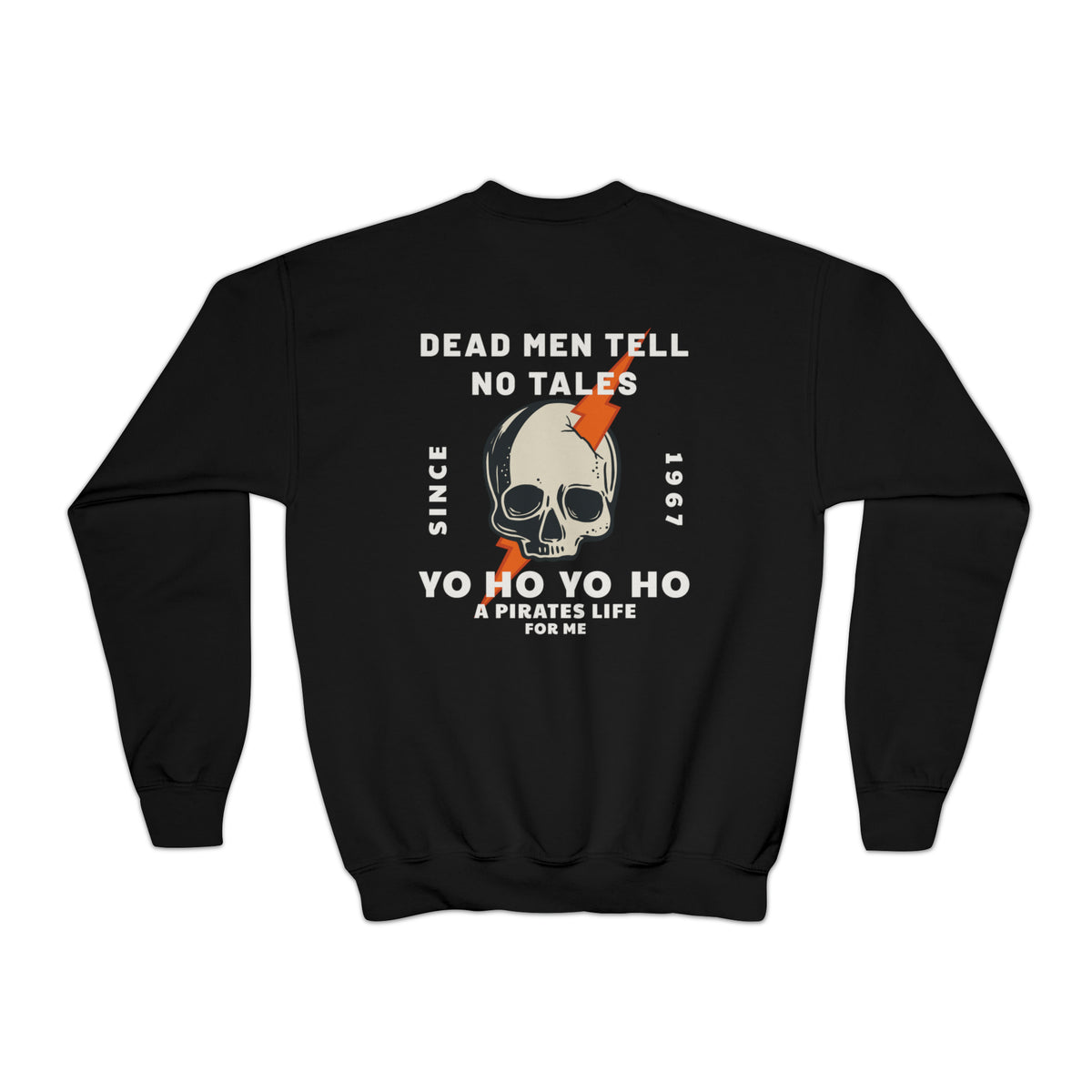 Dead Men Tell No Tales Gildan Youth Crewneck Sweatshirt