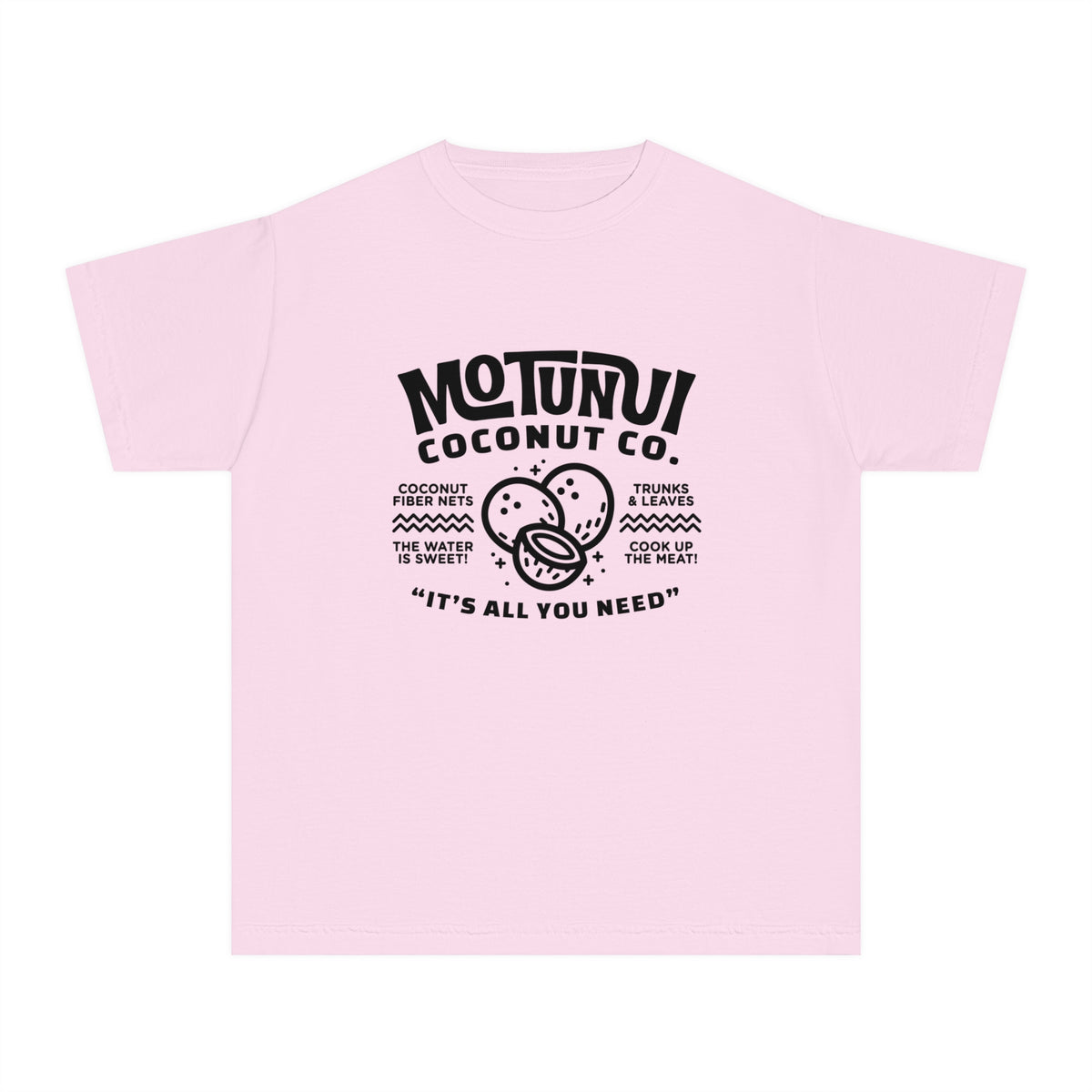 Motunui Coconut Company Comfort Colors Youth Midweight Tee
