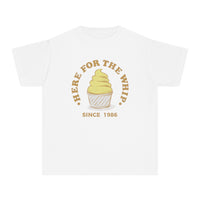 Here For The Whip Comfort Colors Youth Midweight Tee